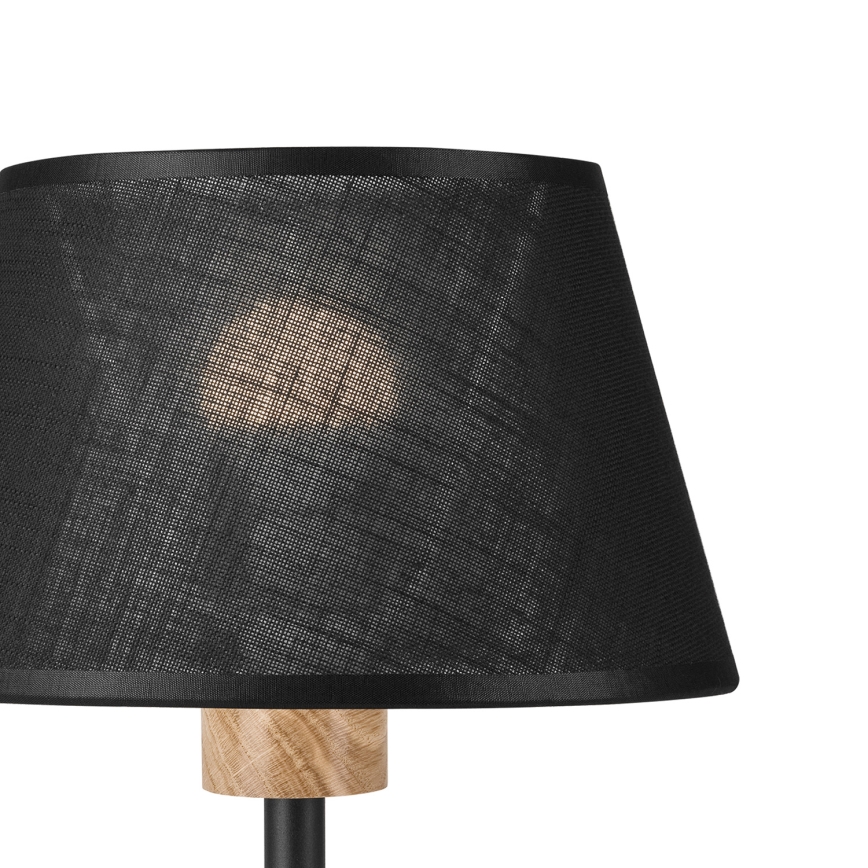 Brilagi - LED Lampa stołowa ANTHONY 1xE27/60W/230V dąb/czarny