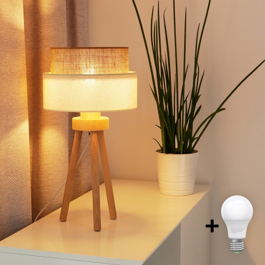 Brilagi - LED Lampa stołowa BOHO STYLE 1xE27/15W/230V