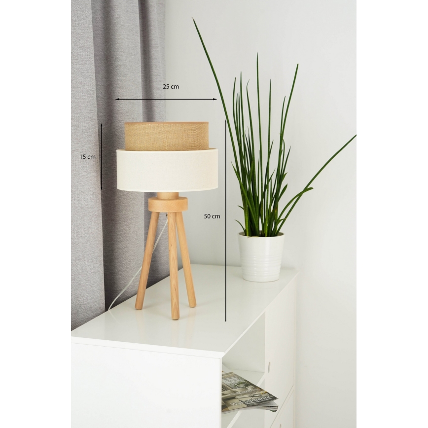 Brilagi - LED Lampa stołowa BOHO STYLE 1xE27/15W/230V