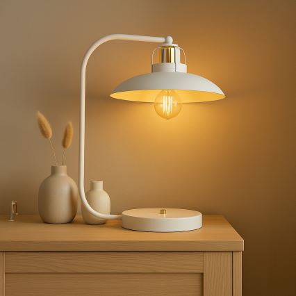 Brilagi - LED Lampa stołowa FLAMENGO 1xE27/60W/230V biały