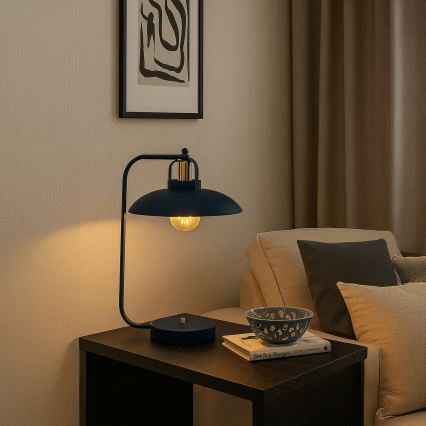 Brilagi - LED Lampa stołowa FLAMENGO 1xE27/60W/230V niebieski