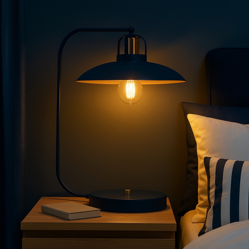 Brilagi - LED Lampa stołowa FLAMENGO 1xE27/60W/230V niebieski