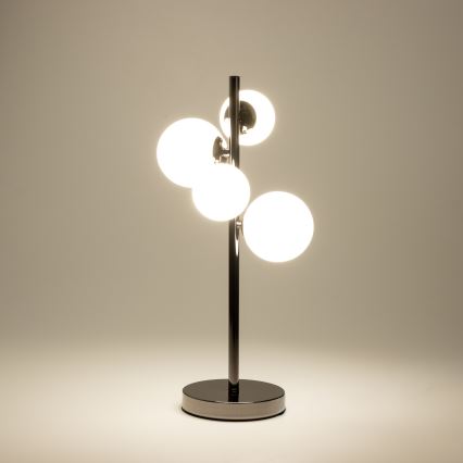 Brilagi - LED Lampa stołowa MILLA 4xG9/3W/230V chrom błyszczący/biały