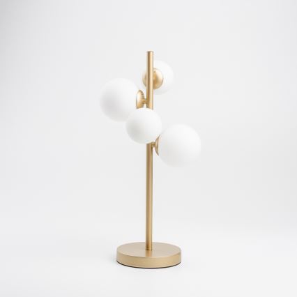 Brilagi - LED Lampa stołowa MILLA 4xG9/3W/230V złoty/biały