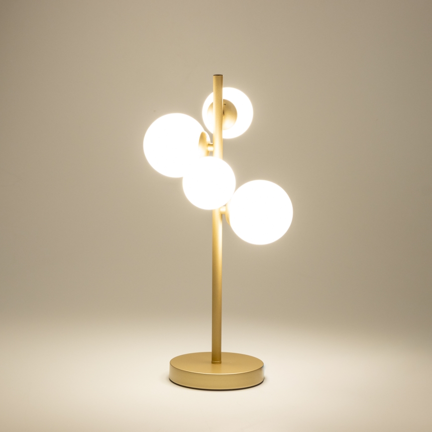 Brilagi - LED Lampa stołowa MILLA 4xG9/3W/230V złoty/biały