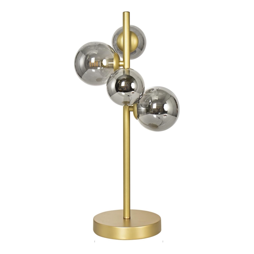 Brilagi - LED Lampa stołowa MILLA 4xG9/3W/230V złoty/dymny