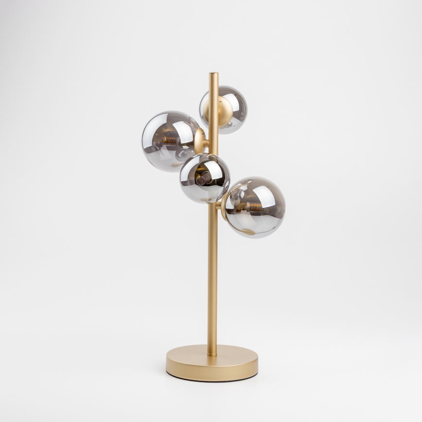 Brilagi - LED Lampa stołowa MILLA 4xG9/3W/230V złoty/dymny