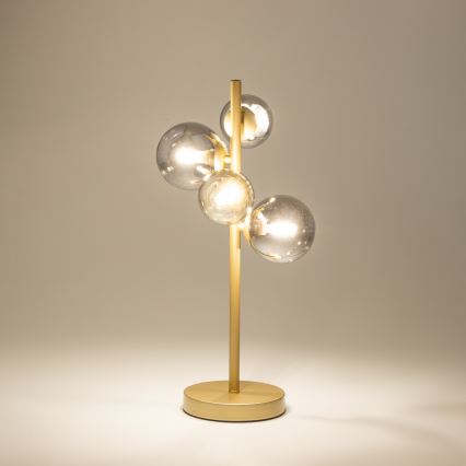 Brilagi - LED Lampa stołowa MILLA 4xG9/3W/230V złoty/dymny