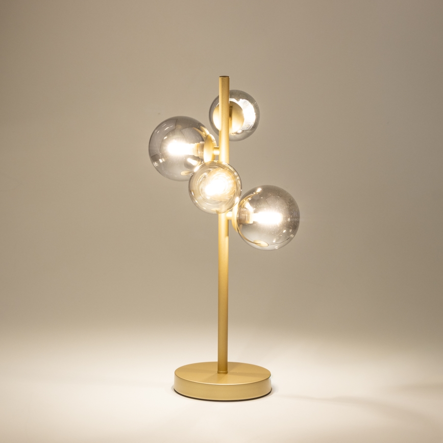 Brilagi - LED Lampa stołowa MILLA 4xG9/3W/230V złoty/dymny