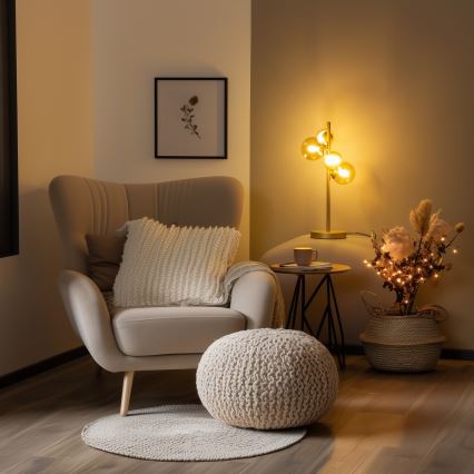 Brilagi - LED Lampa stołowa MILLA 4xG9/3W/230V złoty