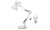 Brilagi - LED Lampa stołowa ROMERO 1xE27/10W/230V biała