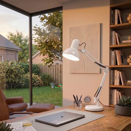 Brilagi - LED Lampa stołowa ROMERO 1xE27/10W/230V biała