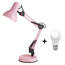 Brilagi - LED Lampa stołowa ROMERO 1xE27/10W/230V różowa