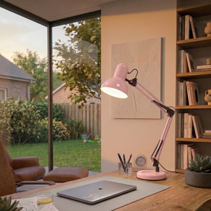 Brilagi - LED Lampa stołowa ROMERO 1xE27/10W/230V różowa