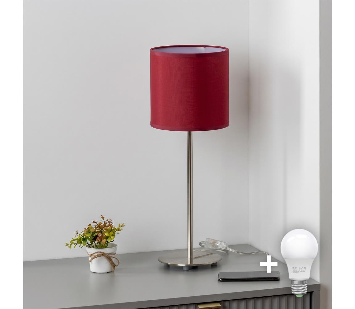 Brilagi - LED lampa stołowa NUBILA 1xE27/60W/230V pompejańska czerwień