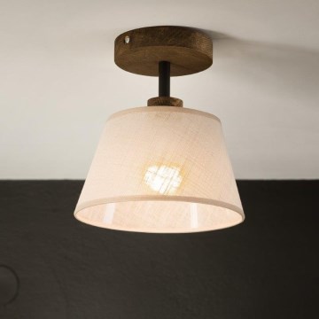 Brilagi - LED Lampa sufitowa ANTHONY 1xE14/60W/230V dąb orzech/beżowy