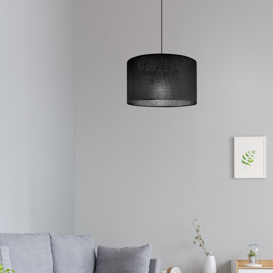 Brilagi - LED Lampa wisząca na linkę ANTHONY 1xE27/60W/230V dąb orzech/czarny