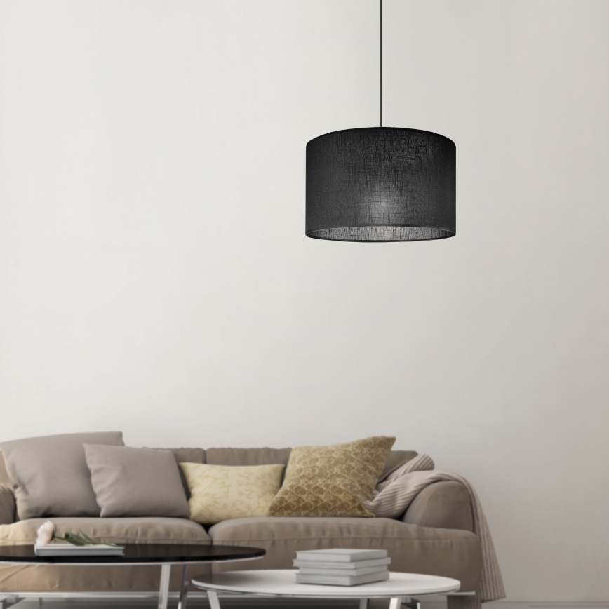 Brilagi - LED Lampa wisząca na linkę ANTHONY 1xE27/60W/230V dąb orzech/czarny