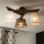 Brilagi - LED Lampa sufitowa ANTHONY 3xE14/40W/230V dąb orzech
