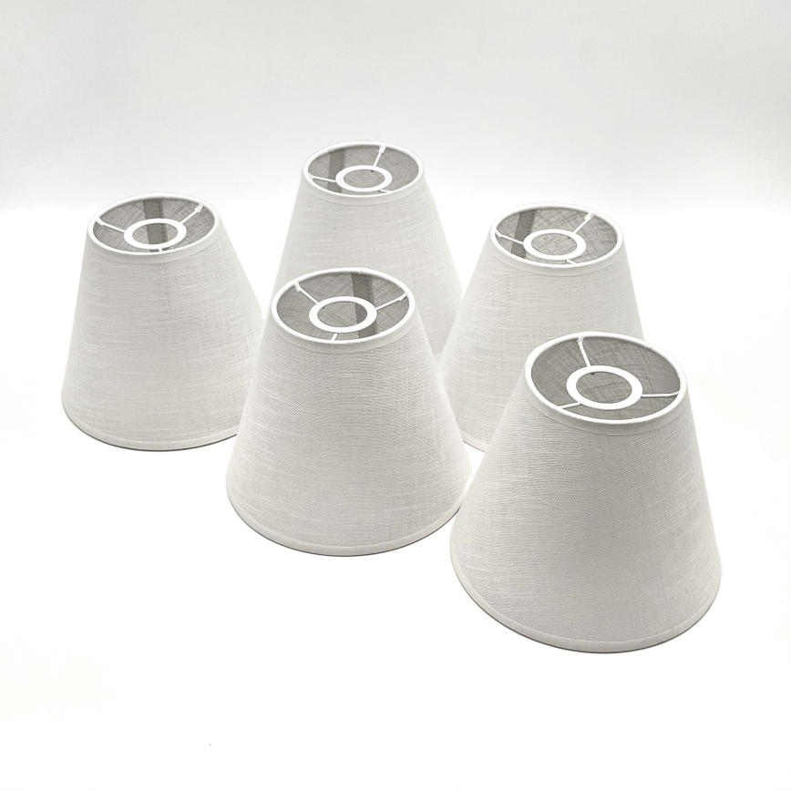 Brilagi - LED Plafon ANTHONY 5xE14/40W/230V dąb orzech/biały