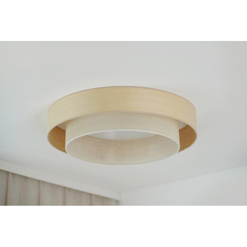 Brilagi - LED Lampa sufitowa ARIZONA BOHO LED/26W/230V śr. 60 cm beżowa