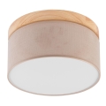 Brilagi - LED Lampa sufitowa BELLADONNA 1xE27/15W/230V beżowe/sosna