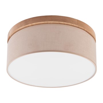 Brilagi - LED Lampa sufitowa BELLADONNA 2xE27/15W/230V beżowe/dąb