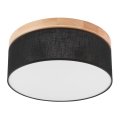 Brilagi - LED Lampa sufitowa BELLADONNA 2xE27/15W/230V czarne/sosna