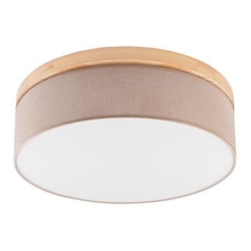 Brilagi - LED Lampa sufitowa BELLADONNA 3xE27/15W/230V beżowe/sosna