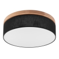 Brilagi - LED Lampa sufitowa BELLADONNA 3xE27/15W/230V czarne/dąb