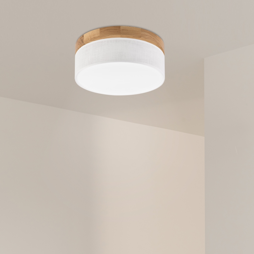 Brilagi - LED Lampa sufitowa BELLADONNA LED/20W/230V Ø 30 cm biała/dąb