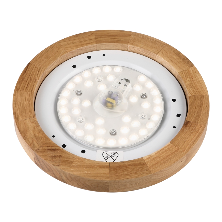 Brilagi - LED Lampa sufitowa BELLADONNA LED/20W/230V Ø 30 cm biała/dąb