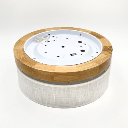 Brilagi - LED Lampa sufitowa BELLADONNA LED/20W/230V Ø 30 cm biała/dąb