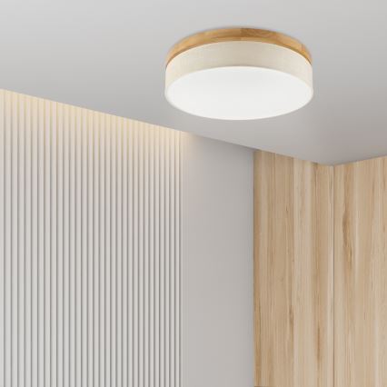 Brilagi - LED lampa sufitowa BELLADONNA LED/36W/230V średnica 50 cm kremowa/dąb