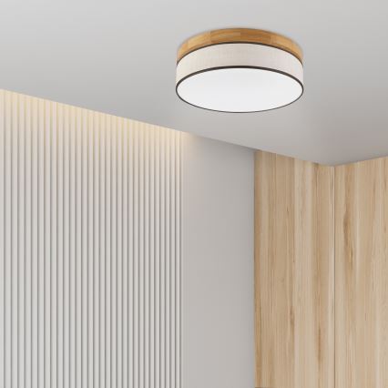 Brilagi - LED Lampa sufitowa BELLADONNA LED/36W/230V Ø 40 cm krem/dąb