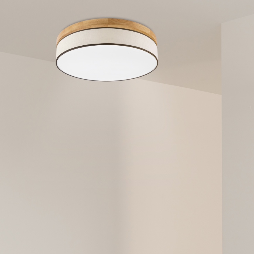 Brilagi - LED Lampa sufitowa BELLADONNA LED/36W/230V ø 50 cm krem/dąb