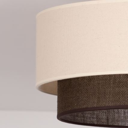 Brilagi - LED lampa sufitowa BOHO STYLE 1xE27/15W/230V Ø 40 cm kremowa/brązowa