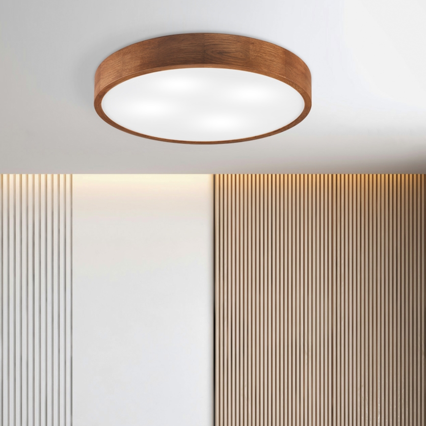 Brilagi - LED Lampa sufitowa CARVALHO 4xE27/60W/230V dąb czereśniowy pr. 57,5 cm