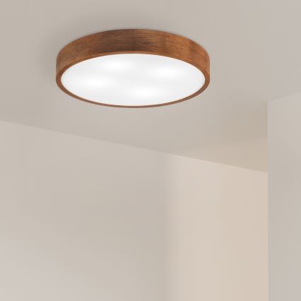 Brilagi - LED Lampa sufitowa CARVALHO 4xE27/60W/230V dąb czereśniowy pr. 57,5 cm