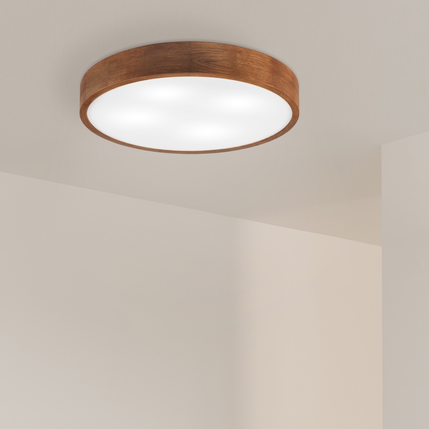 Brilagi - LED Lampa sufitowa CARVALHO 4xE27/60W/230V dąb czereśniowy pr. 57,5 cm