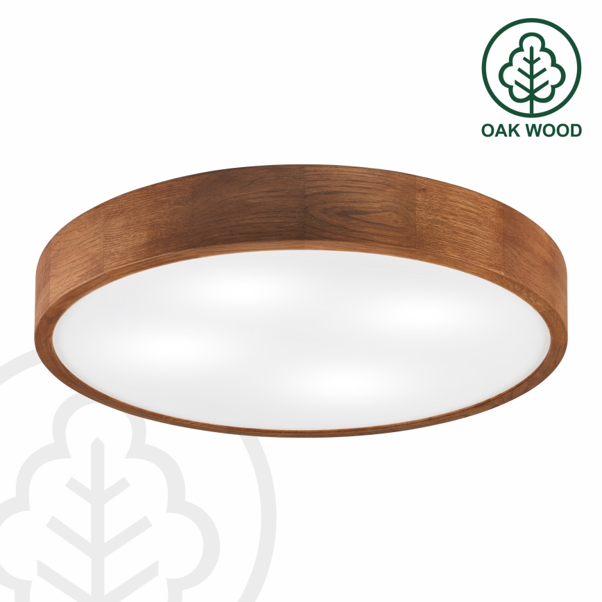 Brilagi - LED Lampa sufitowa CARVALHO 4xE27/60W/230V dąb czereśniowy pr. 57,5 cm