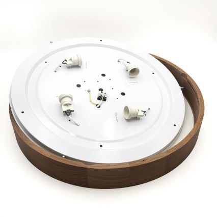 Brilagi - LED Lampa sufitowa CARVALHO 4xE27/60W/230V dąb czereśniowy pr. 57,5 cm