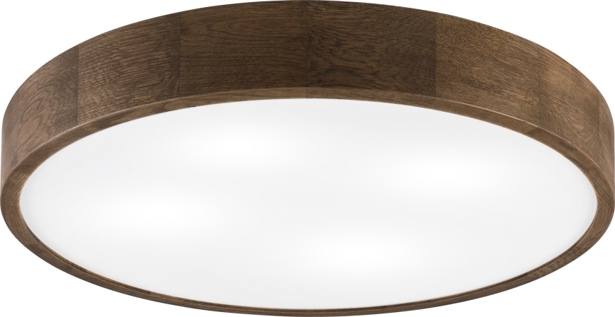 Brilagi - LED Lampa sufitowa CARVALHO 4xE27/60W/230V orzech Ø 57,5 cm