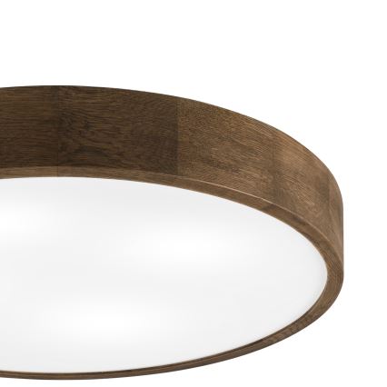 Brilagi - LED Lampa sufitowa CARVALHO 4xE27/60W/230V orzech Ø 57,5 cm