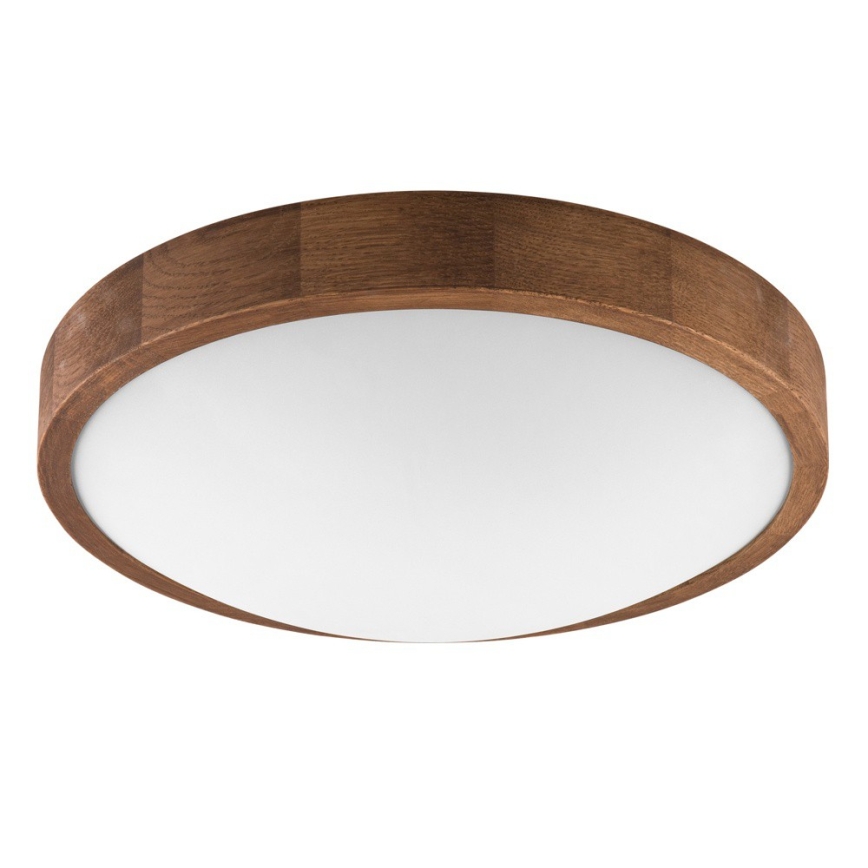 Brilagi - LED lampa sufitowa CARVALHO SLIM 2xE27/15W/230V dąb/wiśnia śr. 37 cm