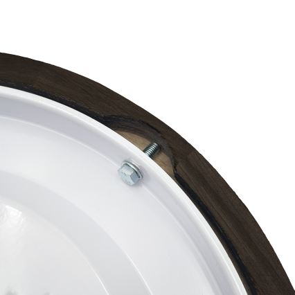 Brilagi - LED lampa sufitowa CARVALHO SMOKEY LED/20W/230V dąb śr. 27,5 cm