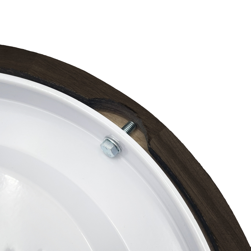 Brilagi - LED lampa sufitowa CARVALHO SMOKEY LED/20W/230V dąb śr. 27,5 cm