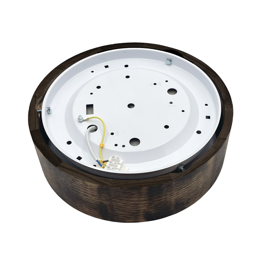 Brilagi - LED lampa sufitowa CARVALHO SMOKEY LED/20W/230V dąb śr. 27,5 cm