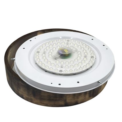 Brilagi - LED lampa sufitowa CARVALHO SMOKEY LED/36W/230V dąb śr. 37,5 cm
