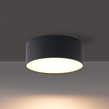 Brilagi - LED lampa sufitowa do łazienki FORIS LED/9W/230V Ø 9 cm czarna IP44